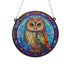 Millie the Little Owl Stained Glass Effect Suncatcher